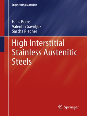 cover image of High Interstitial Stainless Austenitic Steels